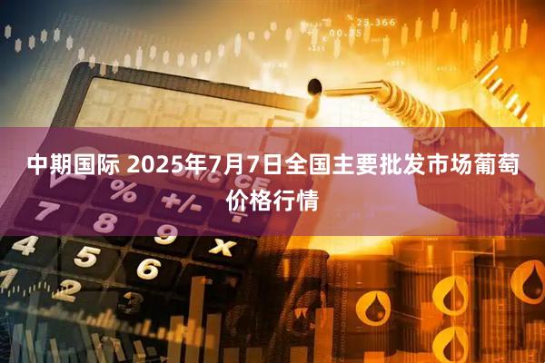 中期国际 2025年7月7日全国主要批发市场葡萄价格行情