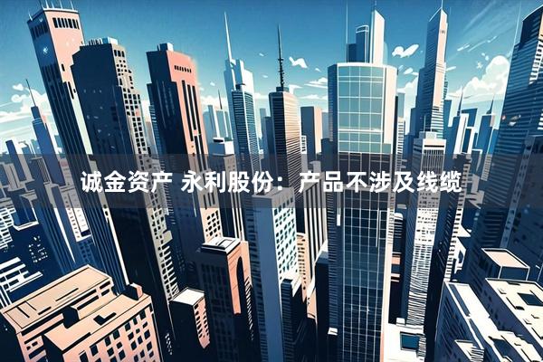 诚金资产 永利股份：产品不涉及线缆