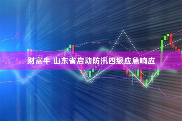 财富牛 山东省启动防汛四级应急响应